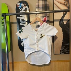 Dogs Oakland Athletics number one small dog jersey